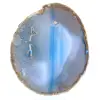 Pietra decorativa in agata blu - 0
