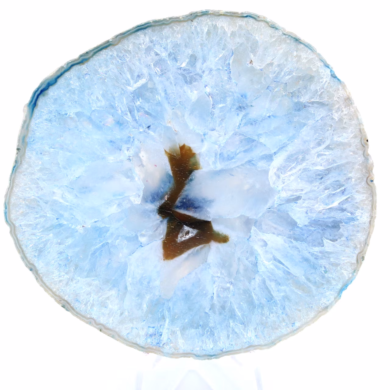 pietra di agata blu dal Brasile