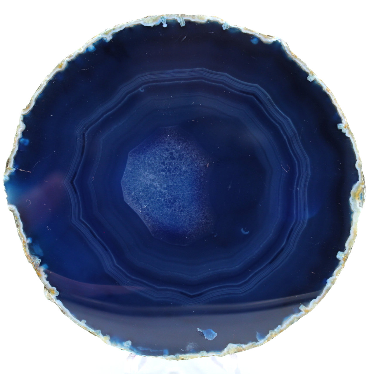 agata blu ornamentale