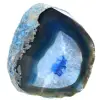 Pietra decorativa in agata blu - 0