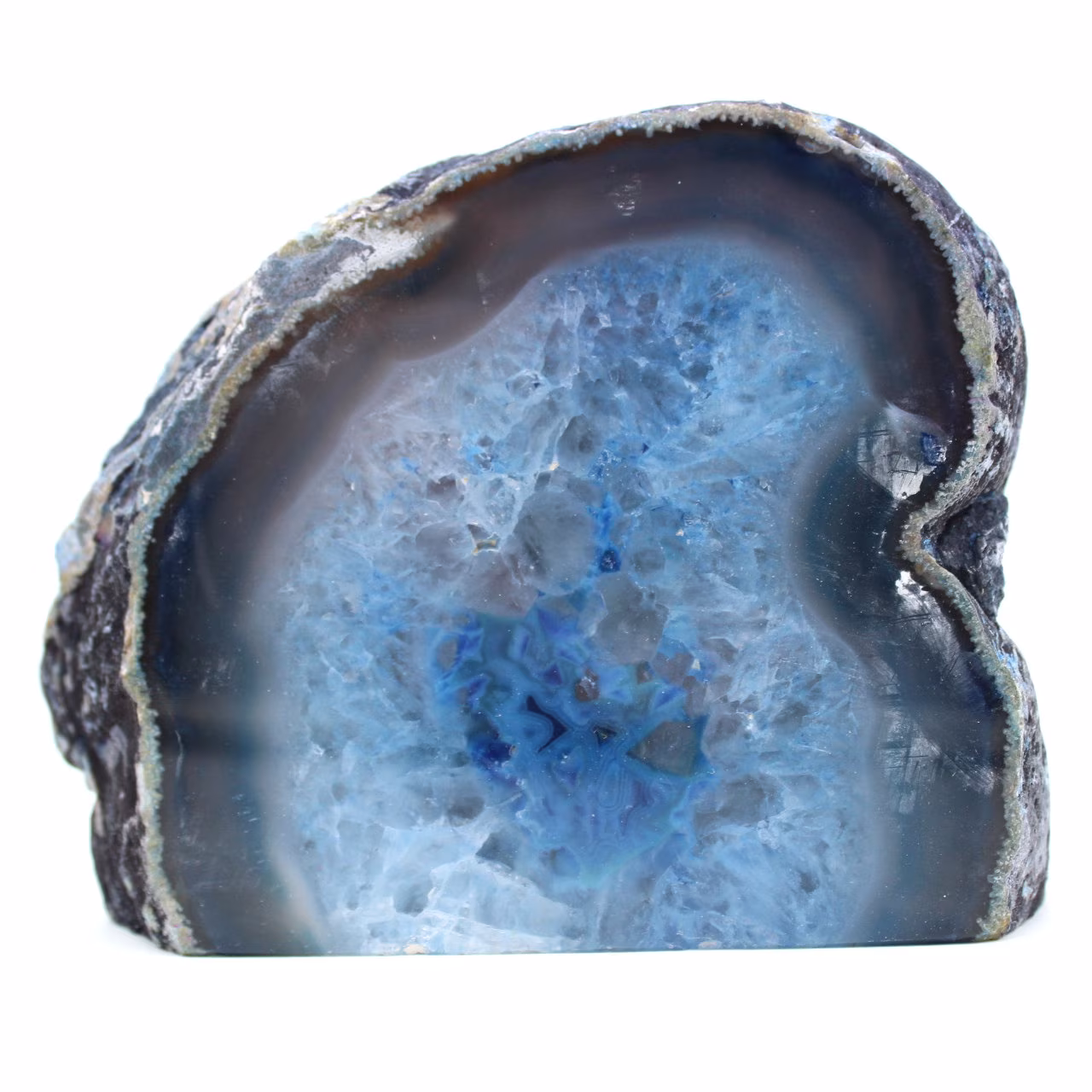 Decoro in agata blu