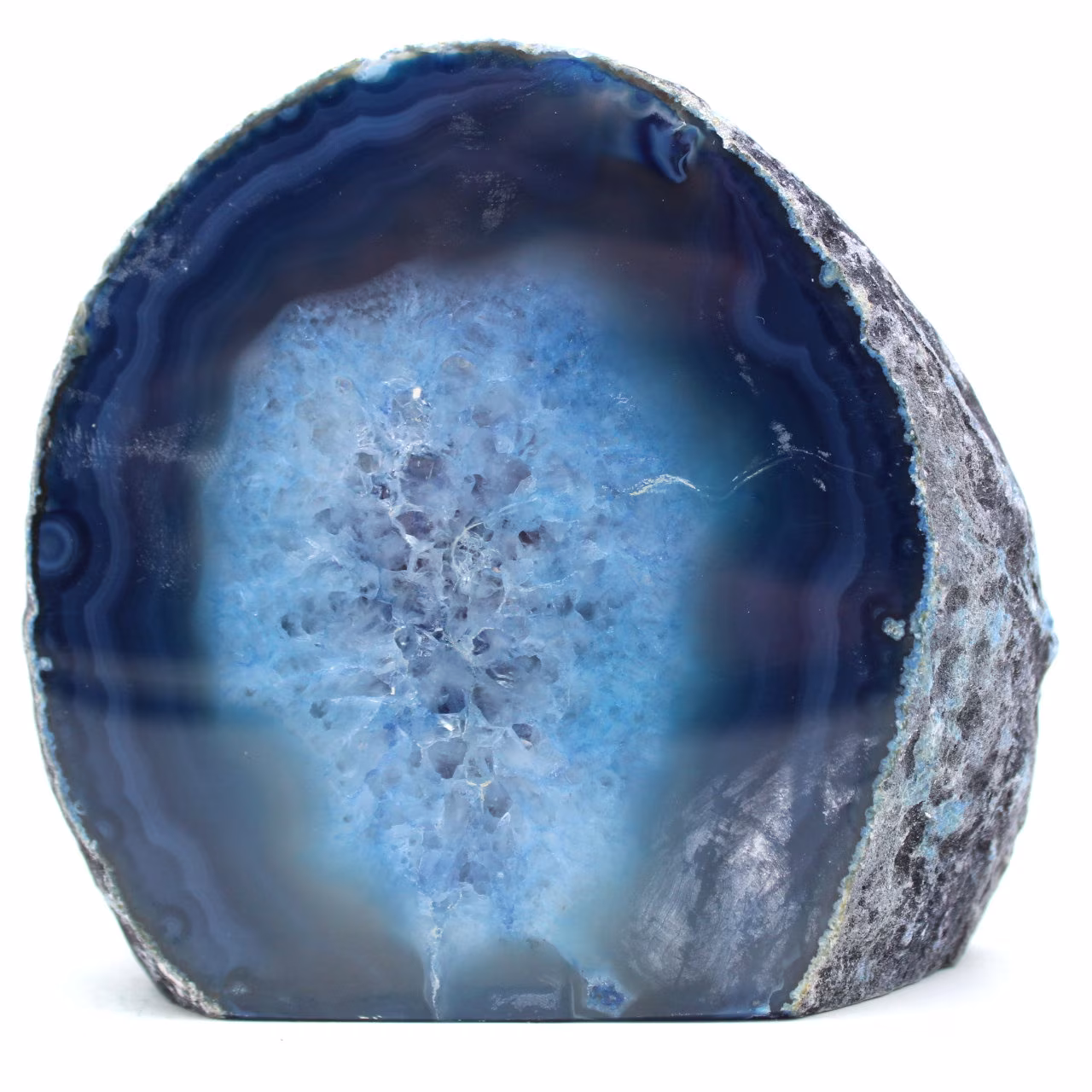 Agata blu ornamentale da posare