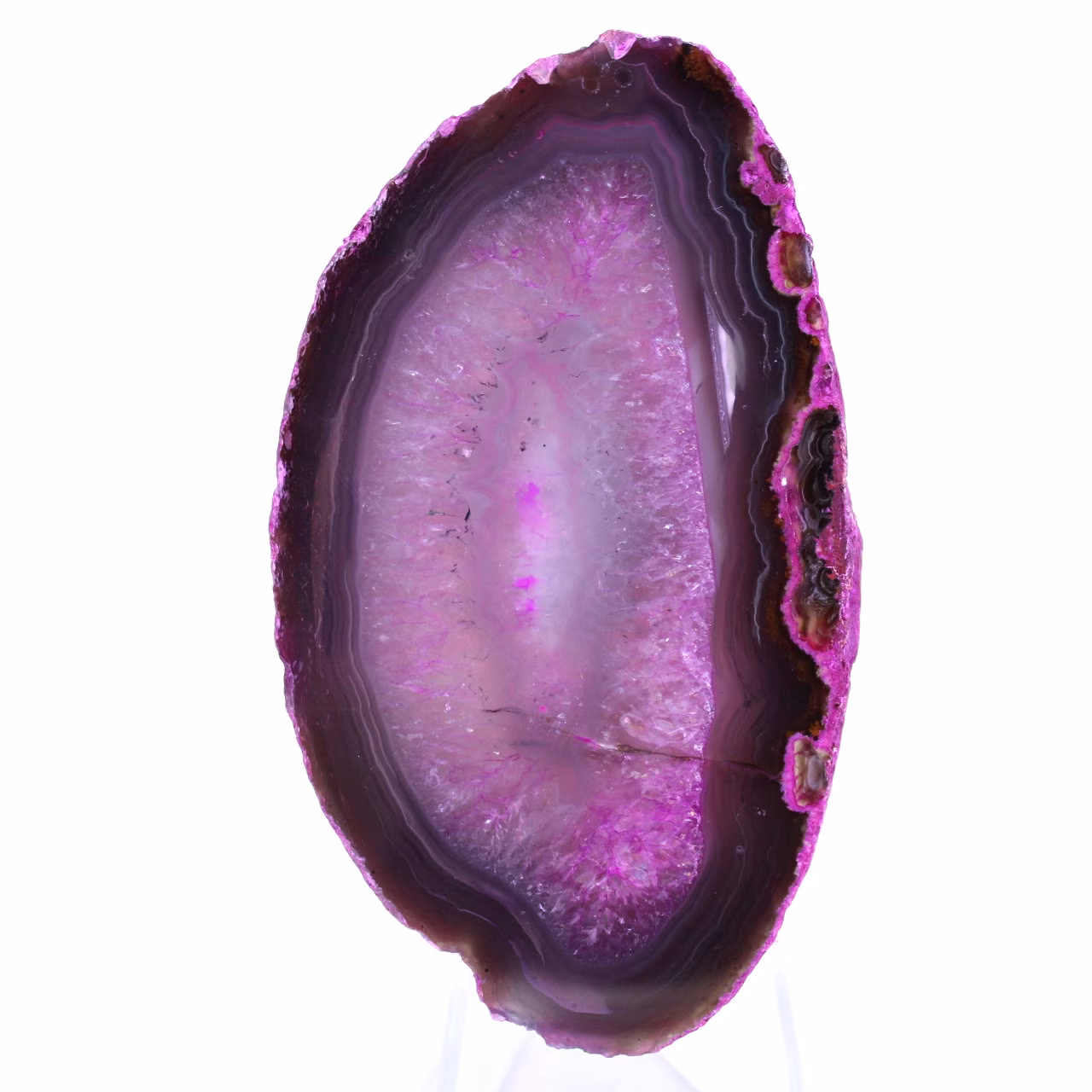 Pietra decorativa in agata rosa