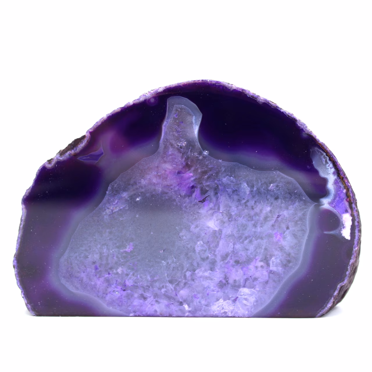 Pietra di agata viola dal Brasile