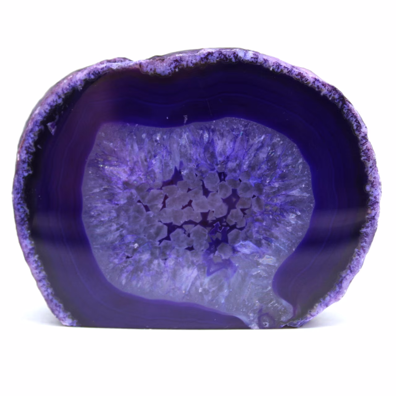 Decorazione in agata viola