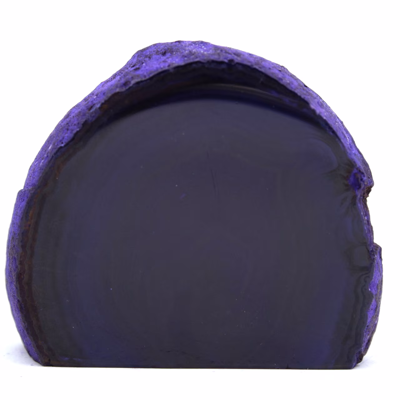 Decoro in agata viola minerale