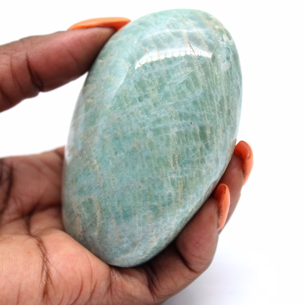 Amazzonite naturale lucidata