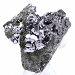 Cristalli naturali di sfalerite e galena
