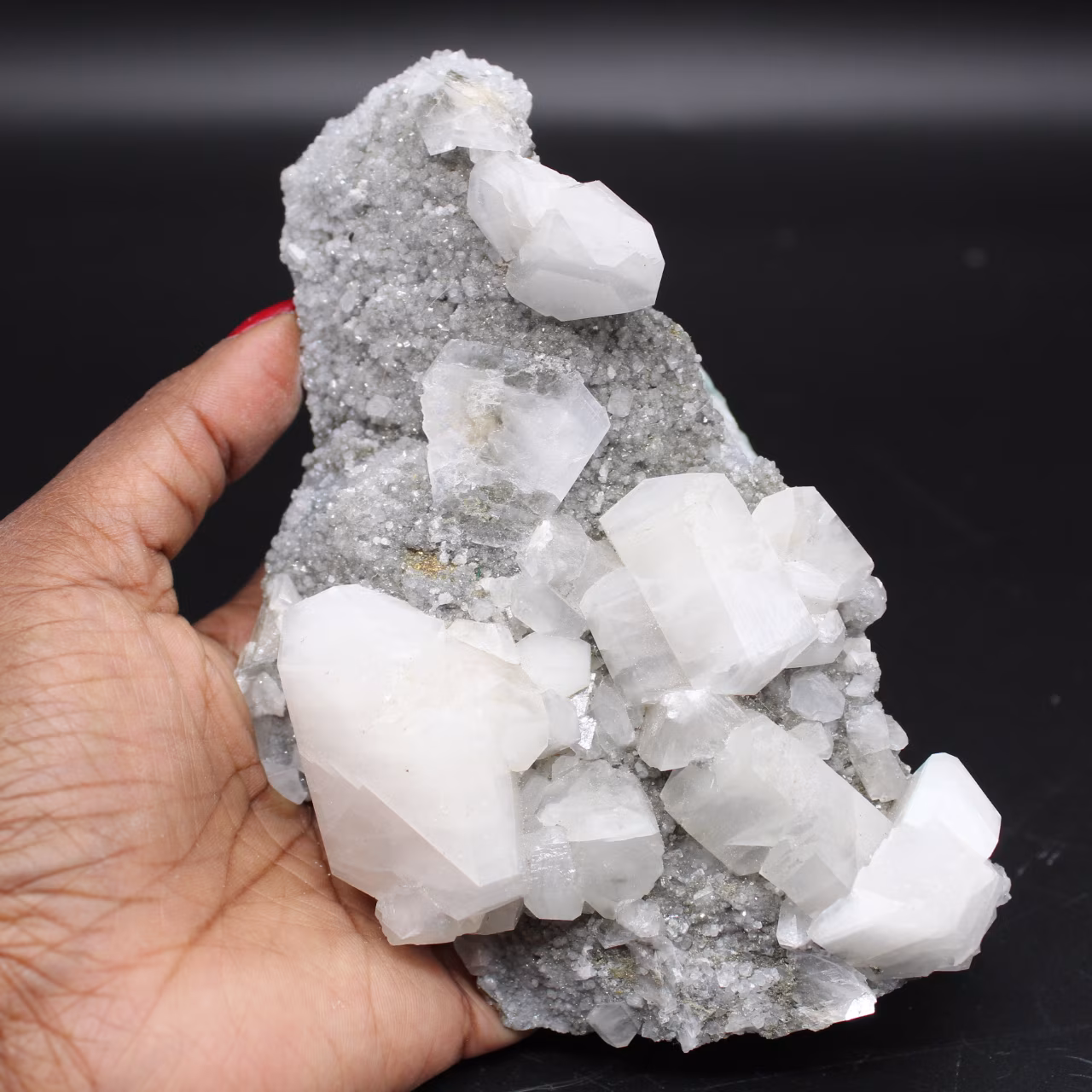 Calcite cristallizzata su ganga