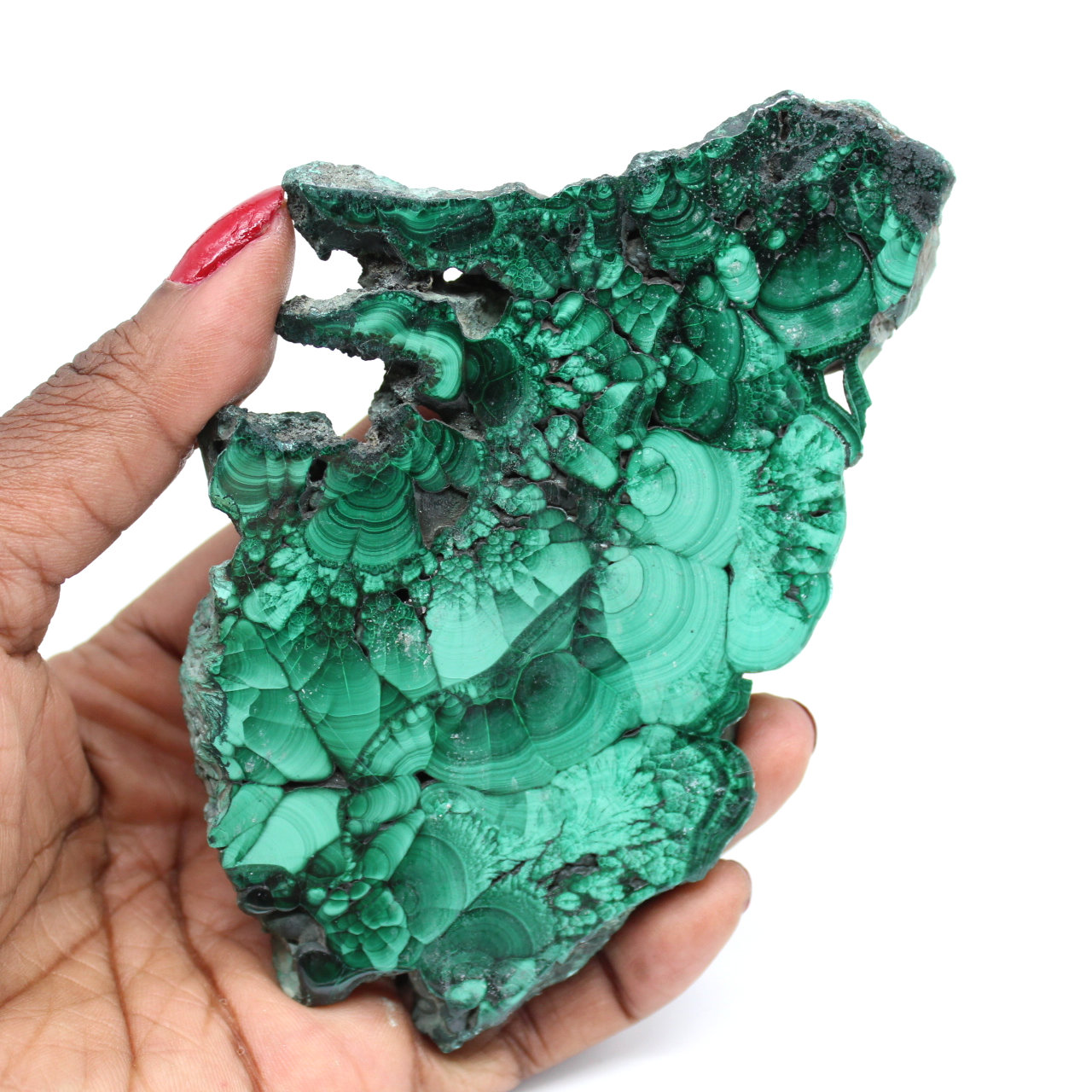 Placca di malachite naturale