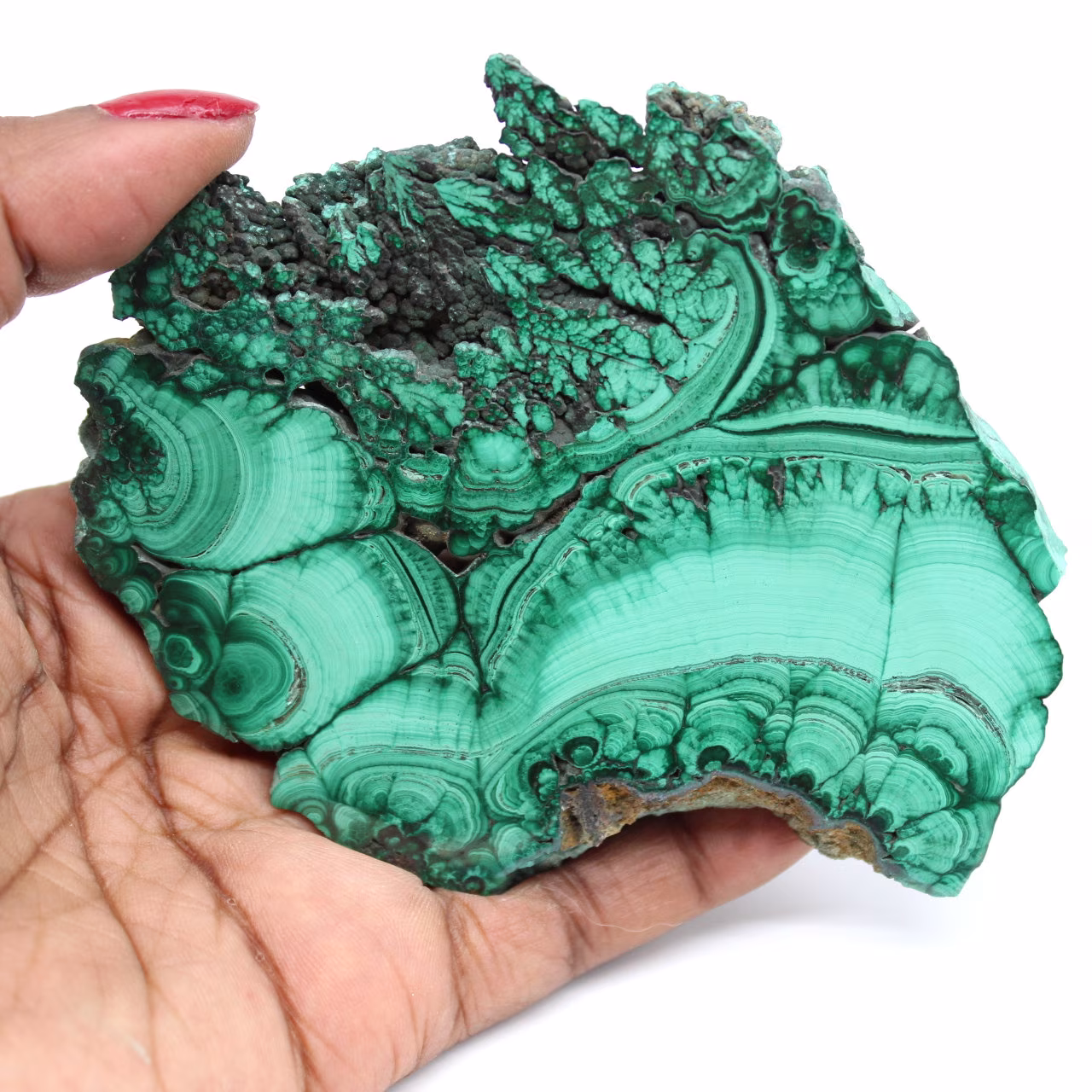 Placca polie e malachite
