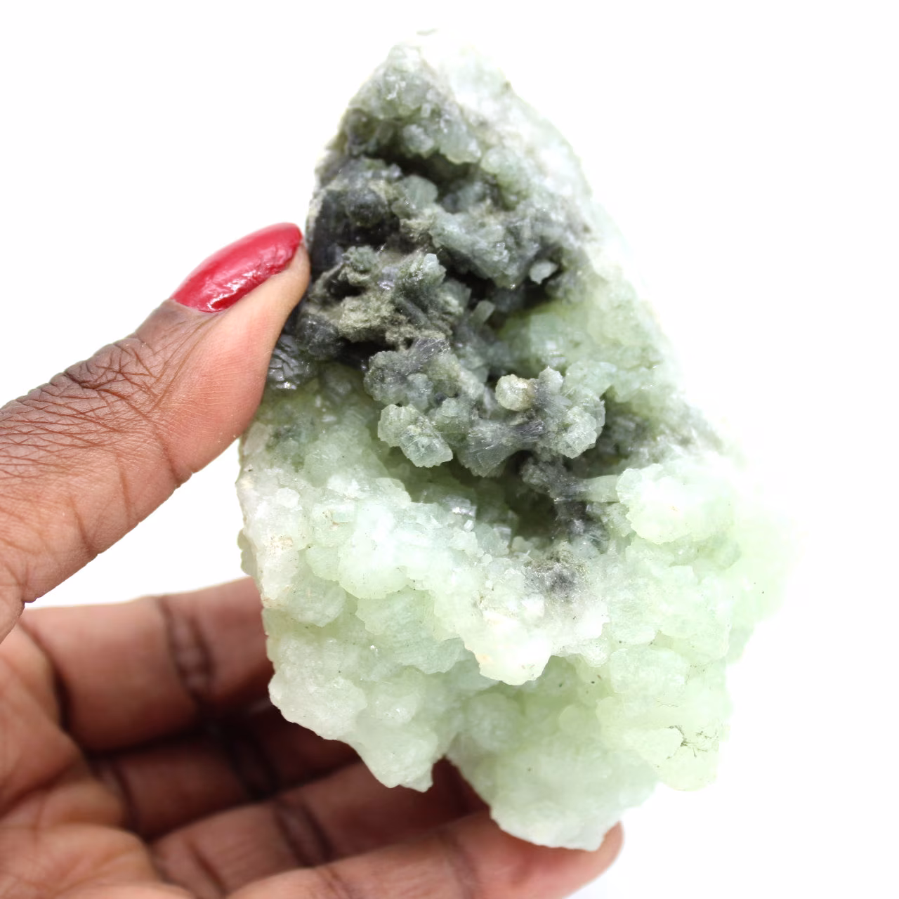 Cristalli di prehnite