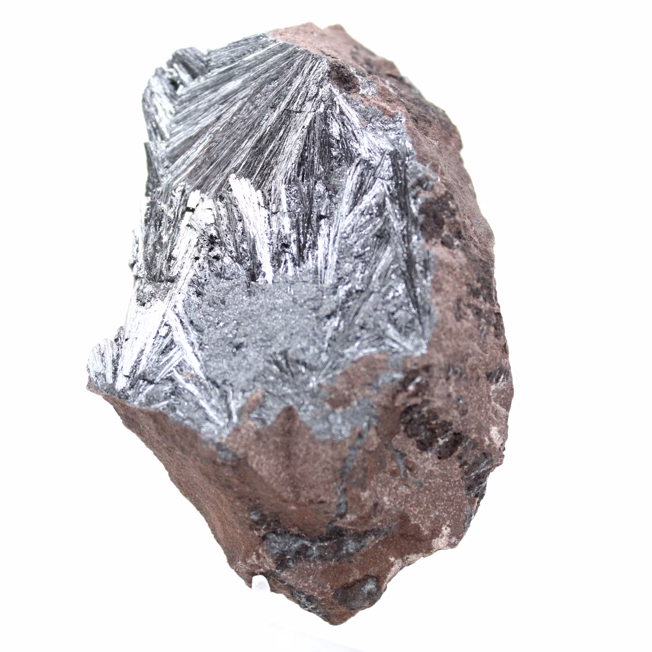 Pirolusite grezza cristallizzata