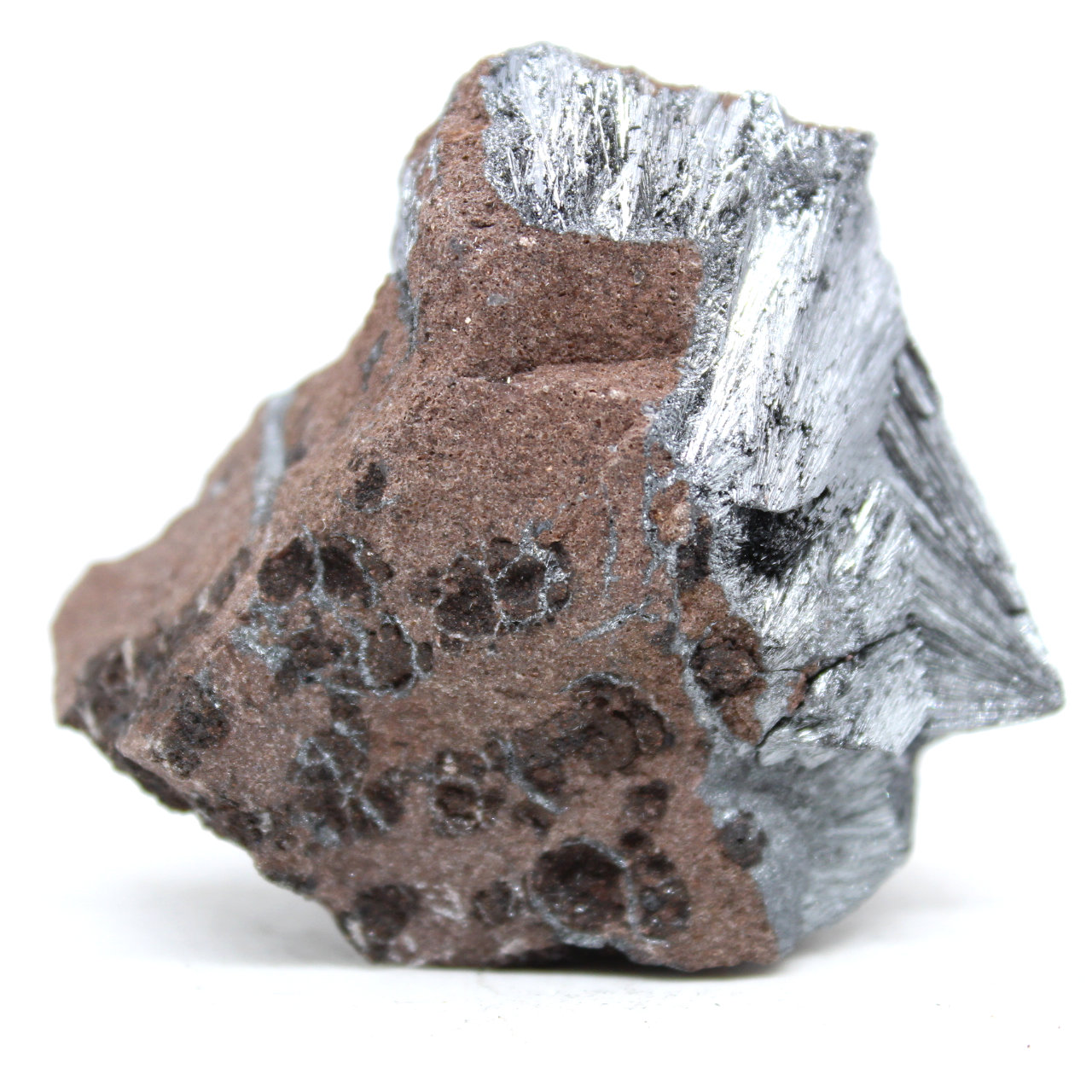 Pirolusite grezza cristallizzata