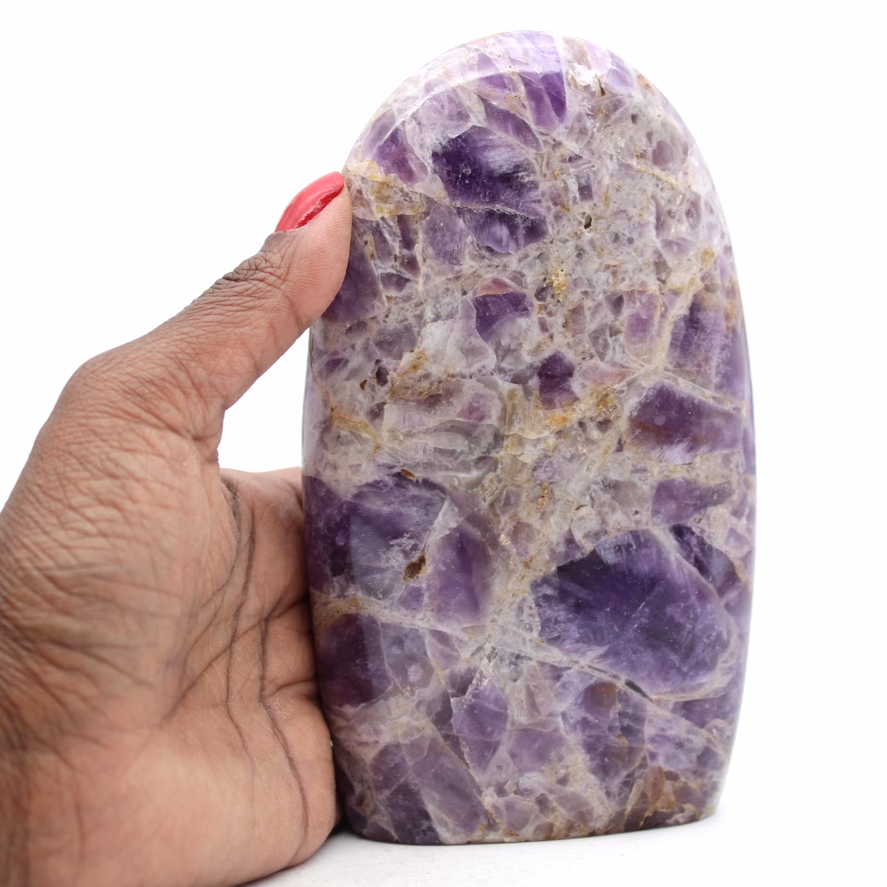 Roccia lucidato in ametista