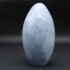 Roccia lucidata di calcite blu - 1