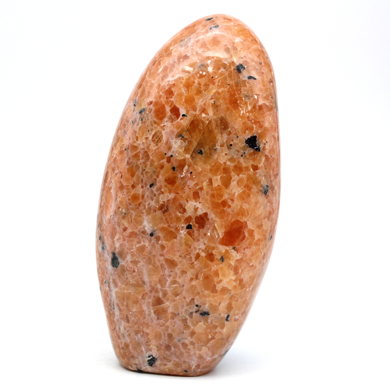 Blocco di calcite arancio da posare