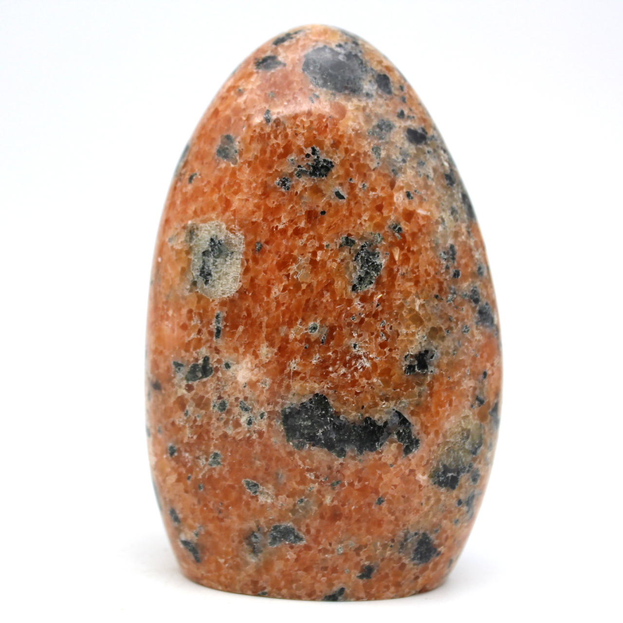 Pietra di calcite arancione lucidata