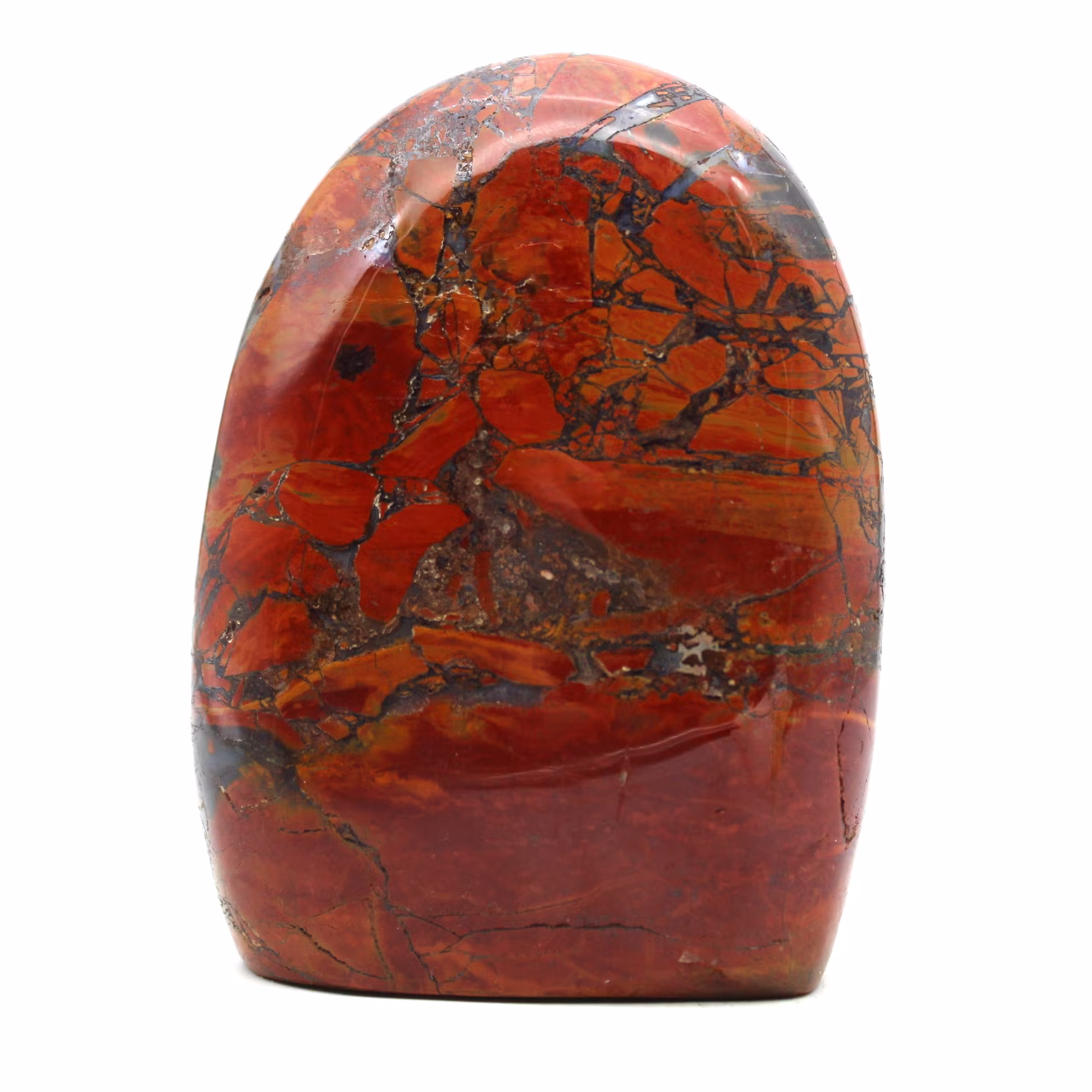 Pietra levigata in diaspro rosso