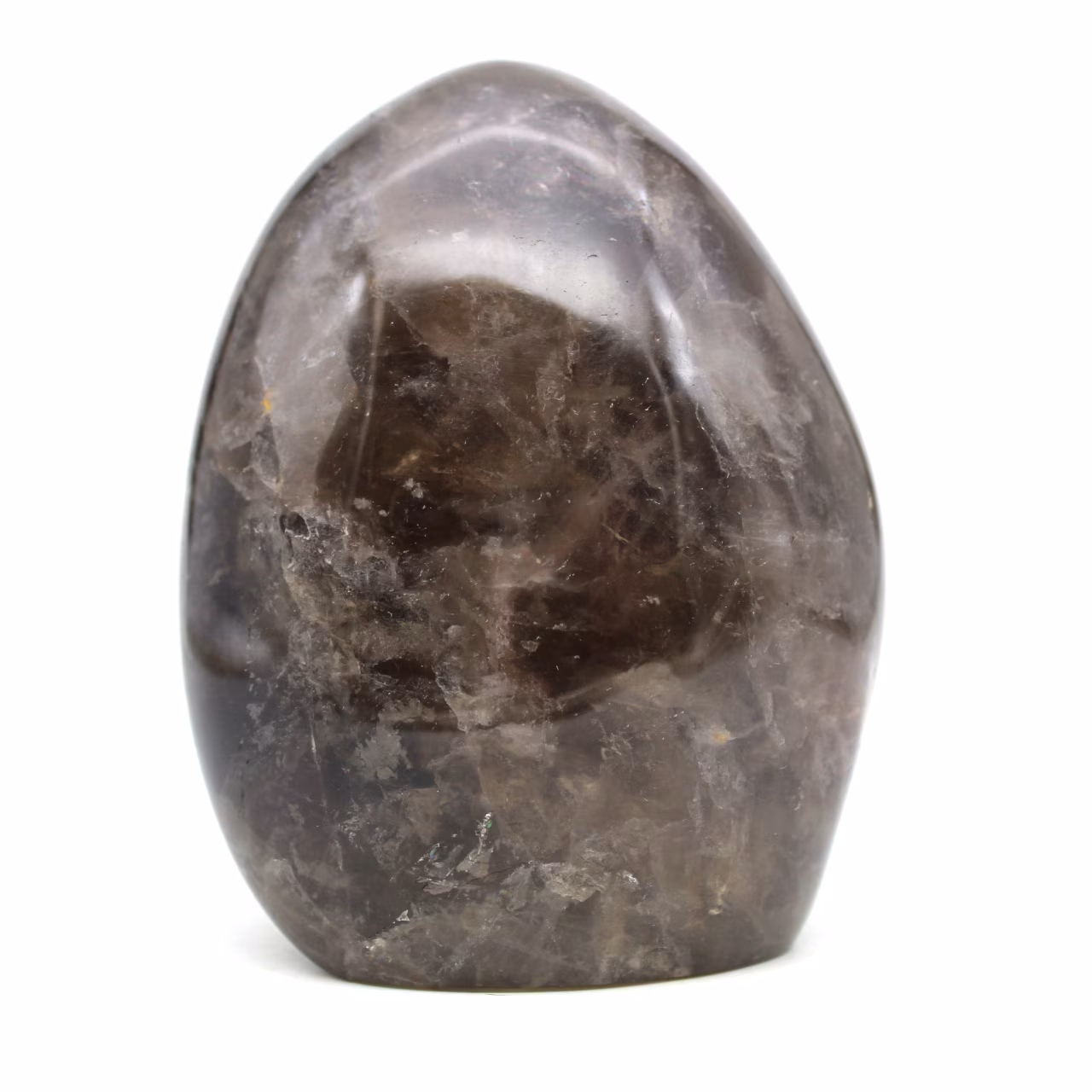 Pietra di quarzo fumè lucidata
