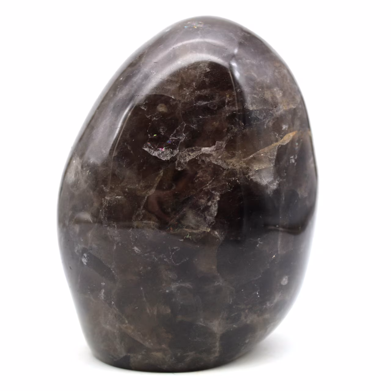 Quartz Fumé 45,10 Carats Brut - Naturel, Forme Coussin, Couleur Marron