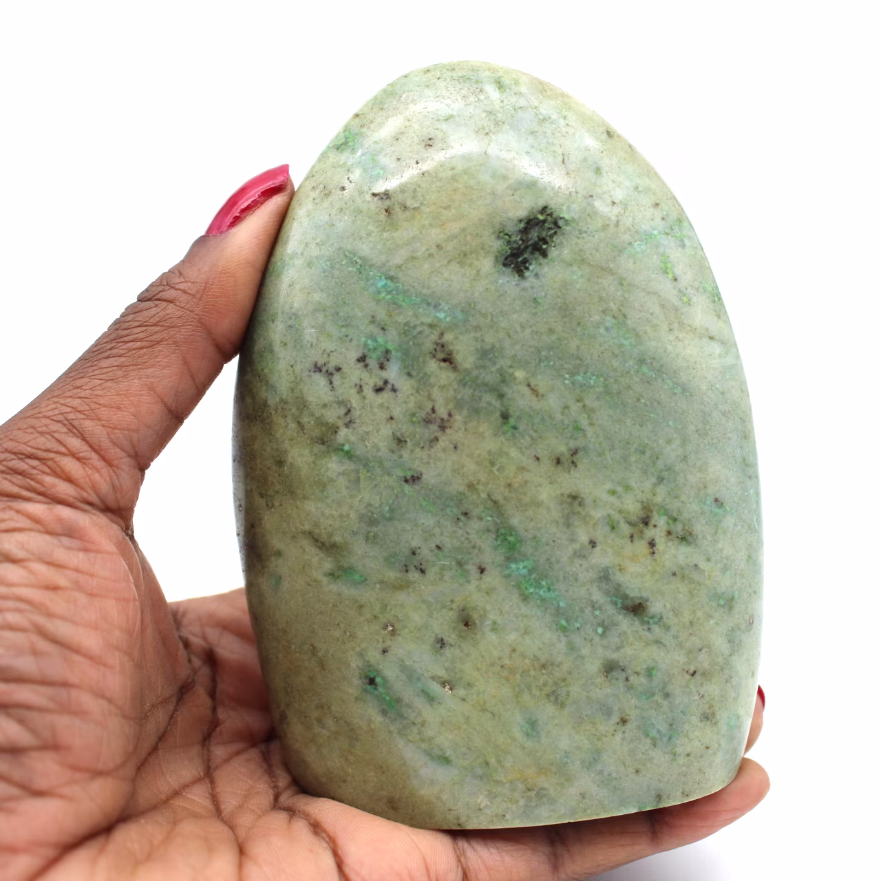 Feldspato verde ornamentale naturale