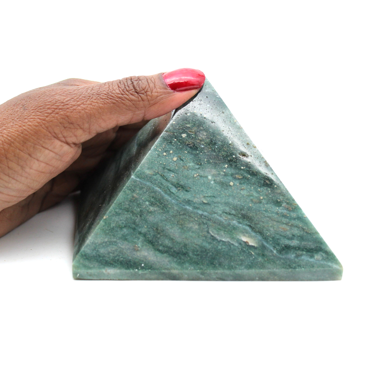 Piramide di diaspro verde