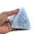 Piramide di calcite blu
