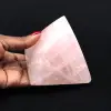 Piramide di quarzo rosa - 0