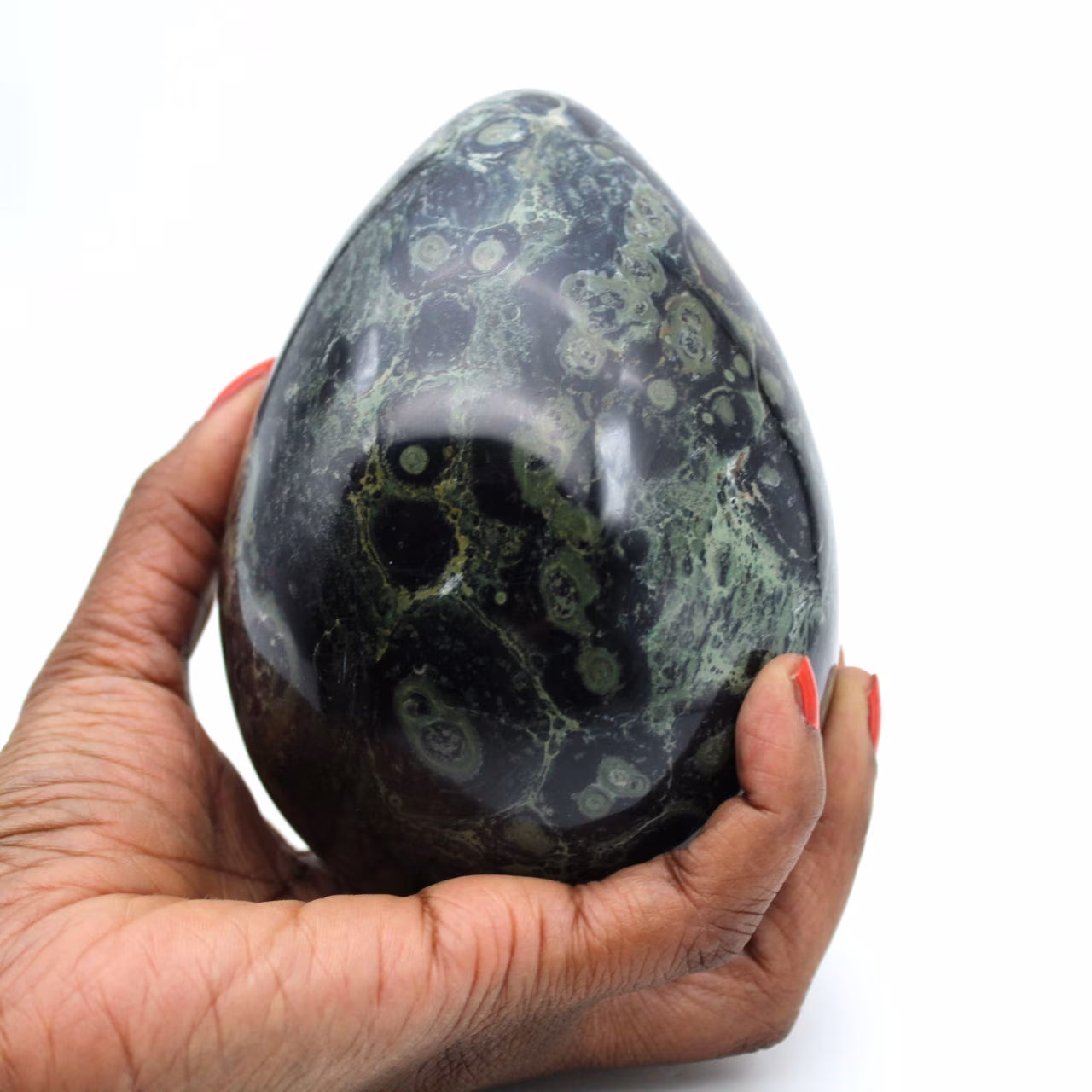 Kambamba jasper mineral egg