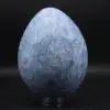 Uovo minerale di calcite blu - 1