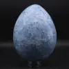 Uovo minerale di calcite blu - 3