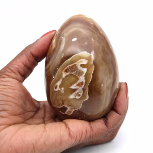 Uovo minerale di agata