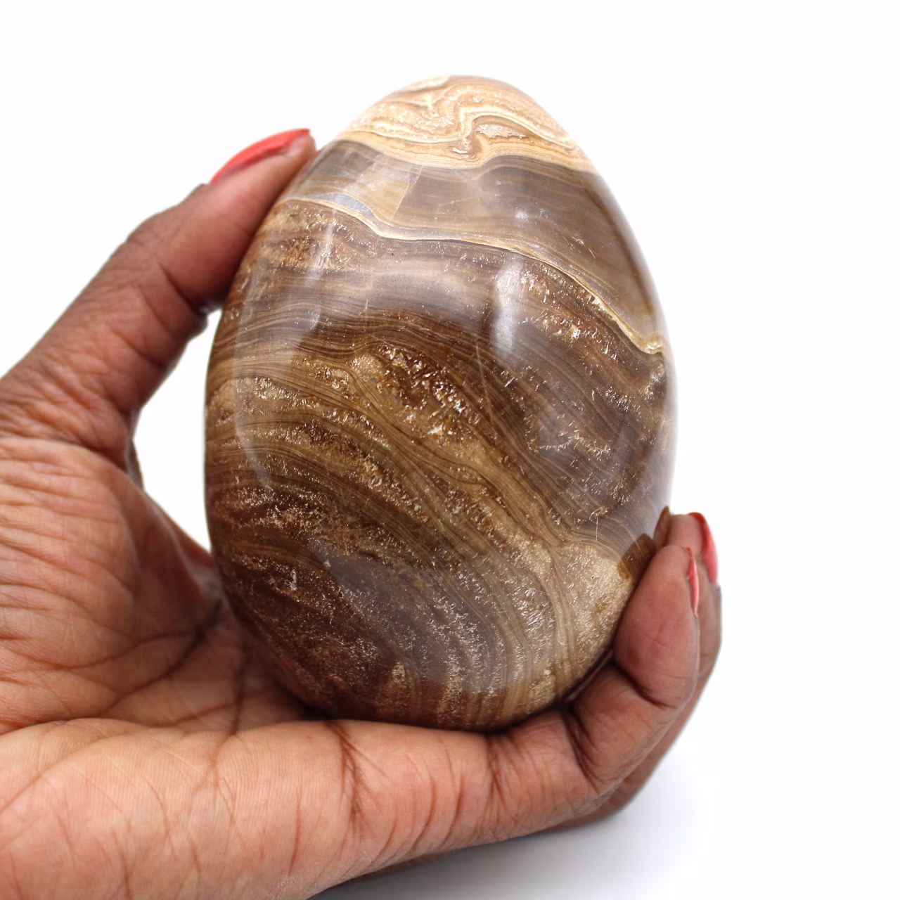 Uovo minerale di diaspro