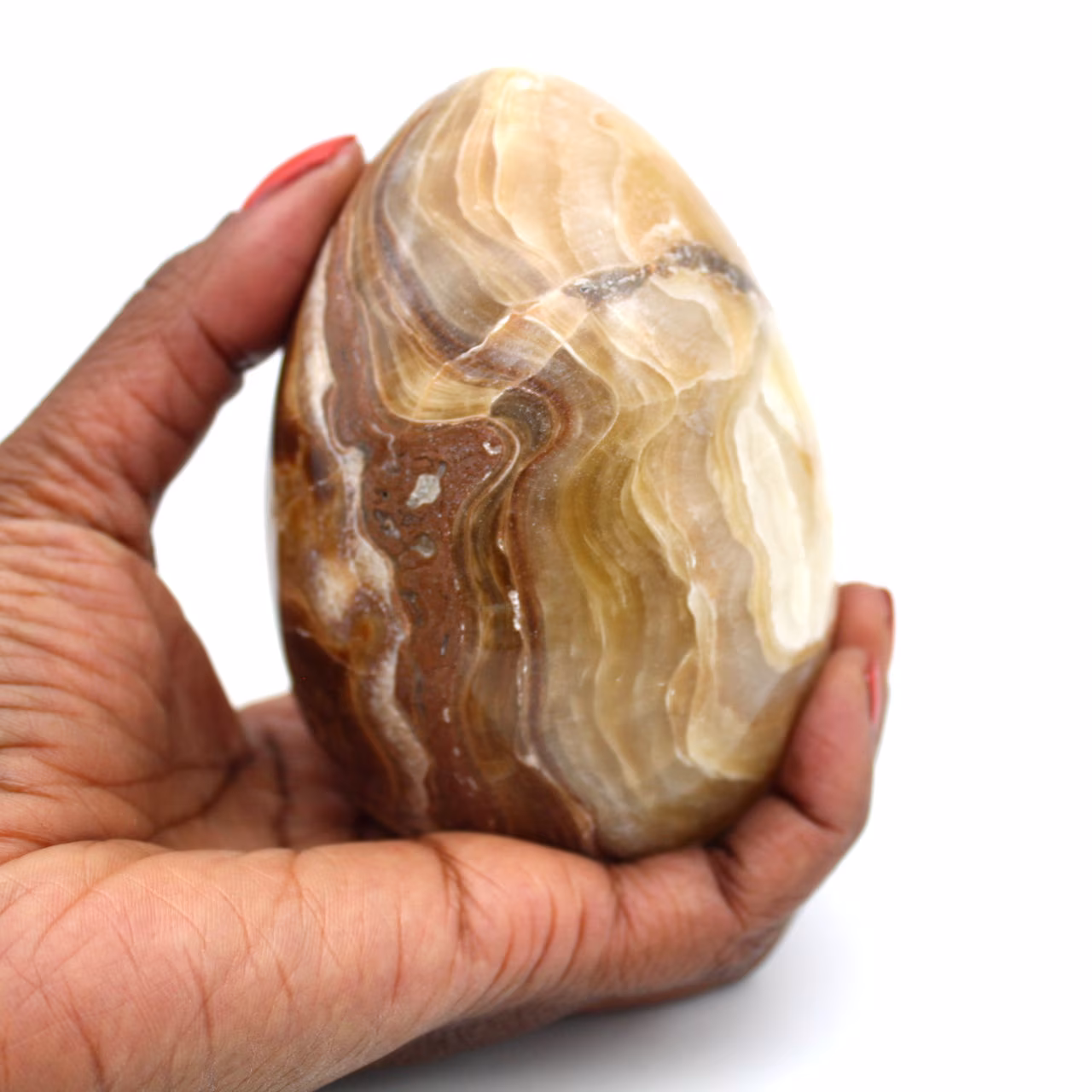 Uovo minerale di agata