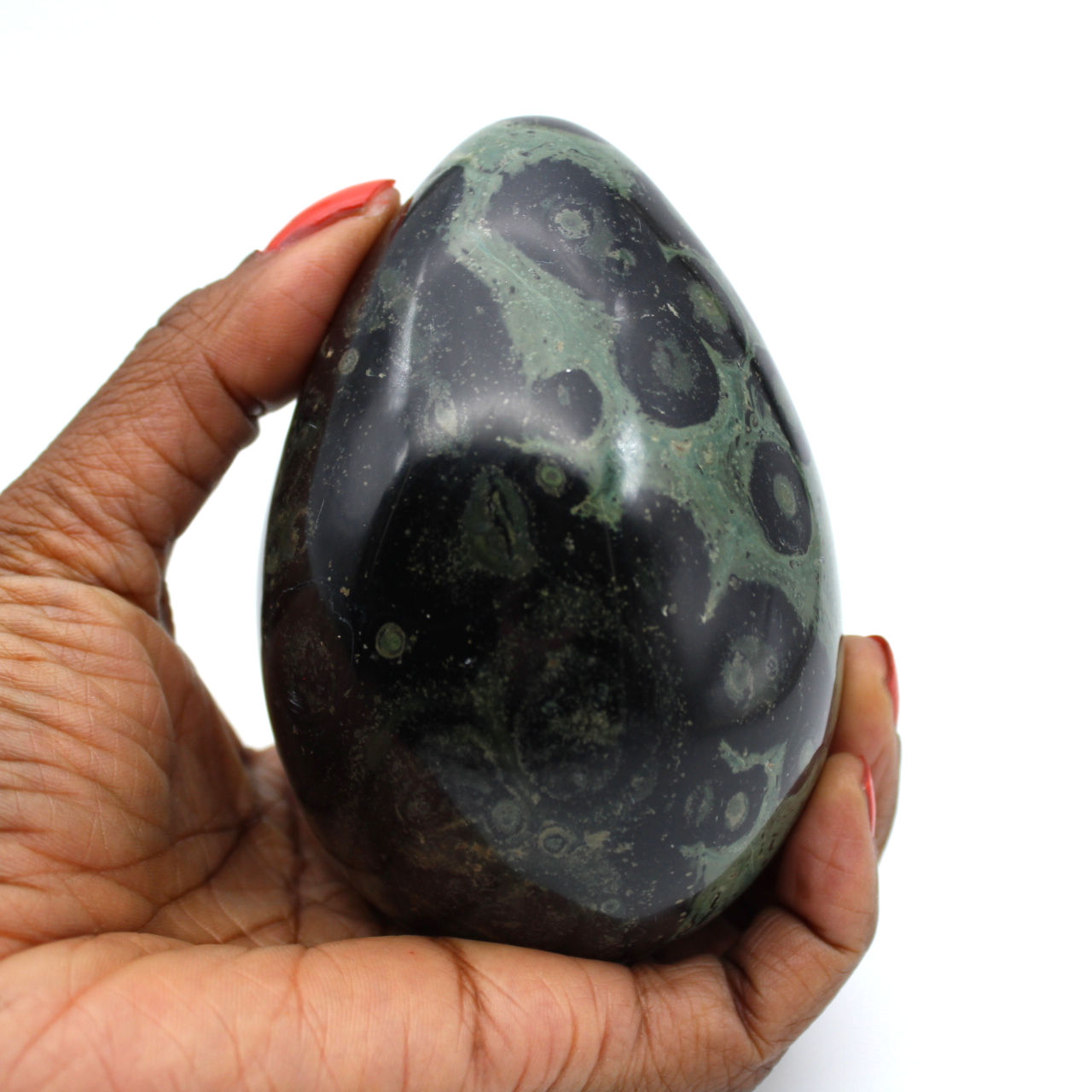 Kambamba jasper mineral egg