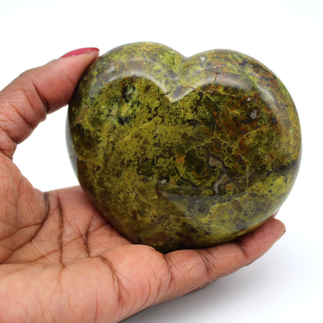 Cuore di opale verde