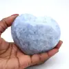 Cuore di calcite blu - 0
