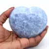Cuore di calcite blu - 0