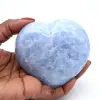 Cuore di calcite blu - 0