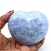 Cuore di calcite blu - 0