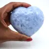 Cuore di calcite blu - 0