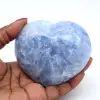 Cuore di calcite blu - 0