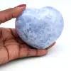 Cuore di calcite blu - 0