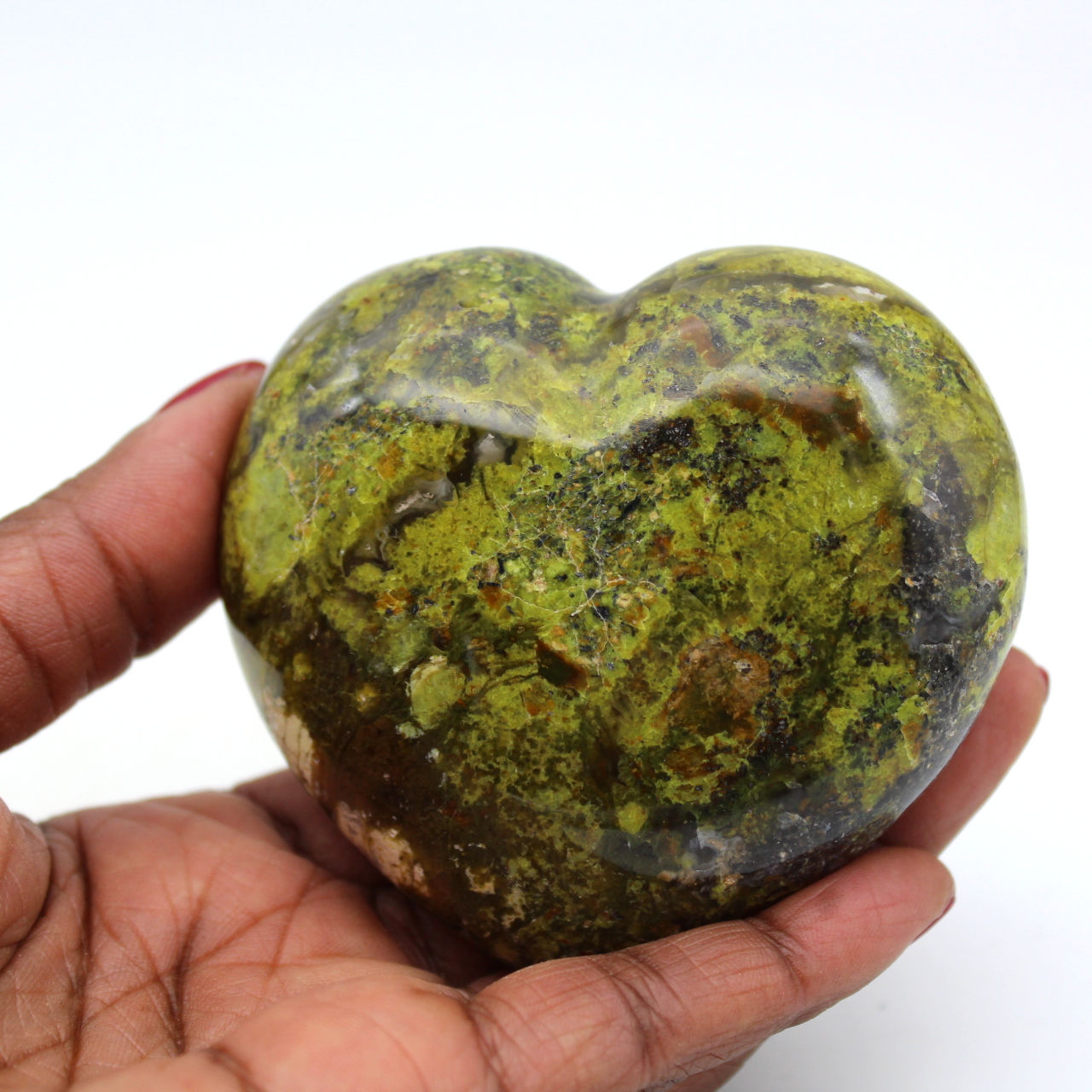Cuore di opale verde