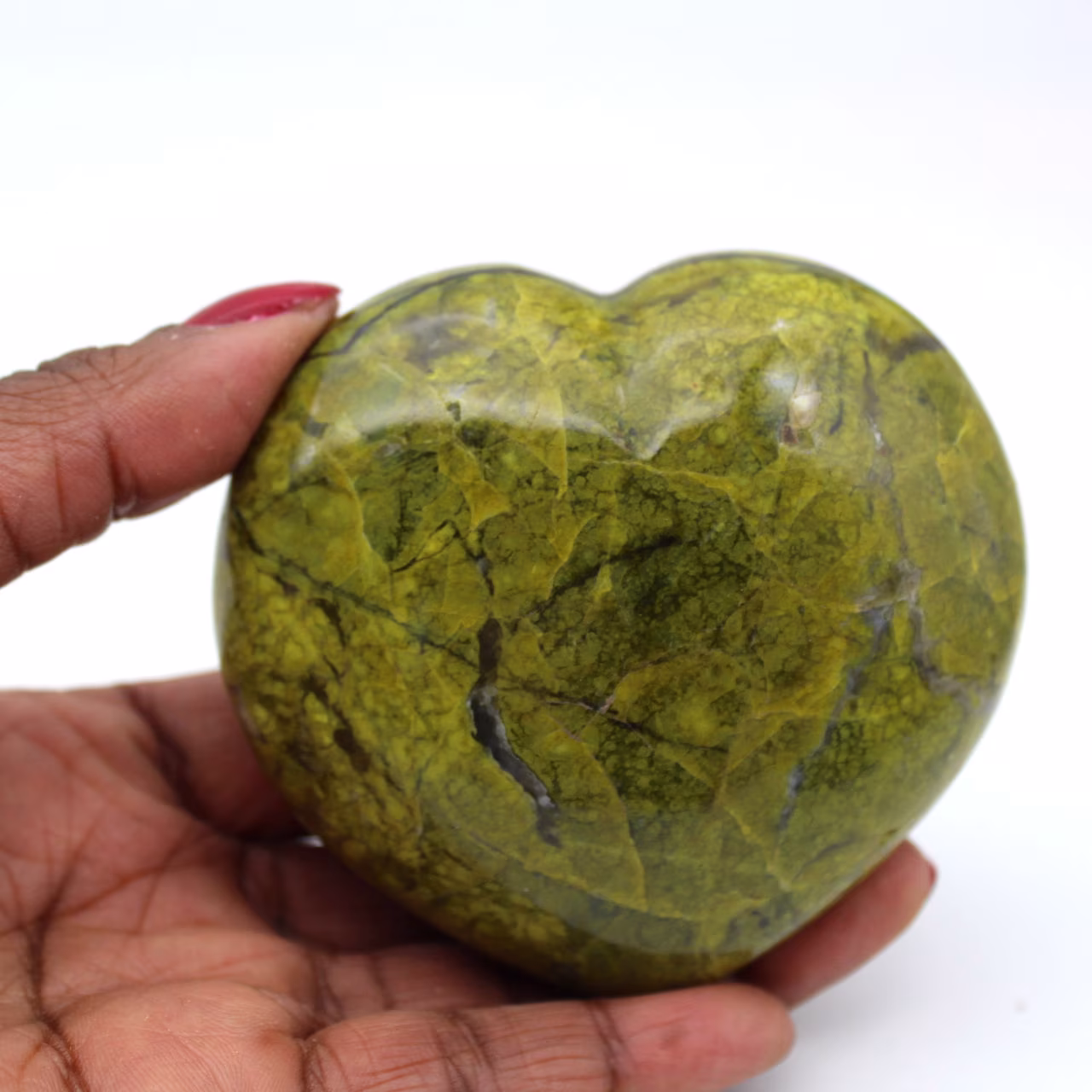 Cuore di opale verde