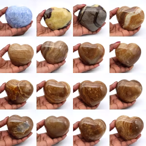 Cuore di calcite blu