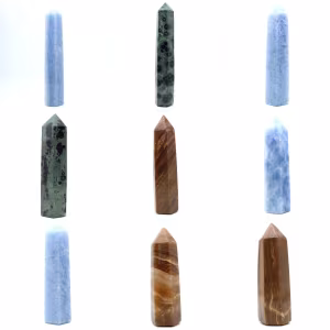 prisma di calcite blu