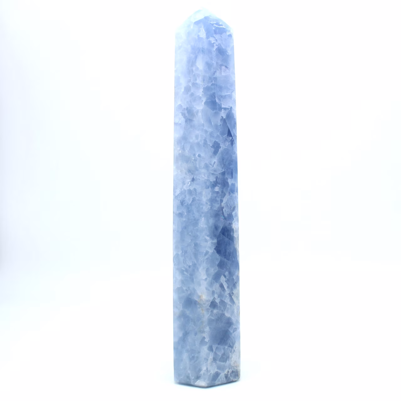prisma di calcite blu
