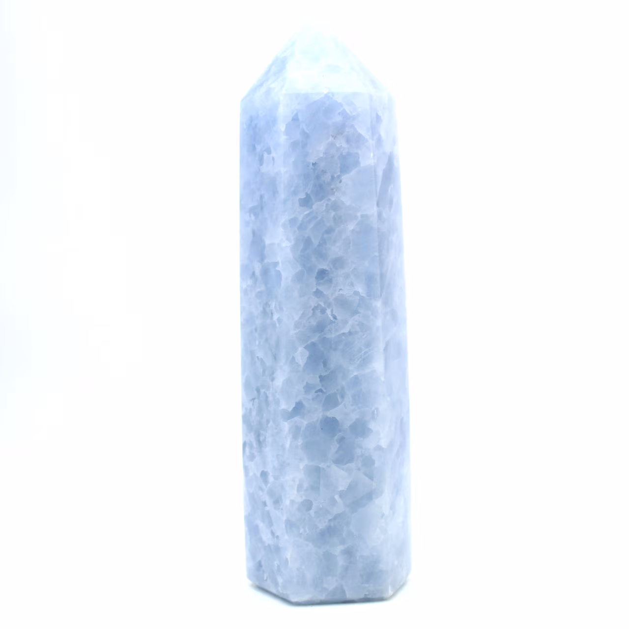 prisma di calcite blu